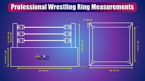 dimensions of wwe ring|wwe ring life size.